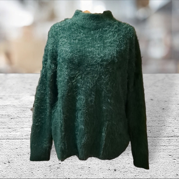A new day teal sweater size M - Picture 6 of 12